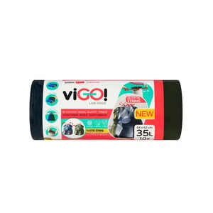 VIGO! MAGIC šiukšlių maišai su elastine juosta 35 l, 10 vnt