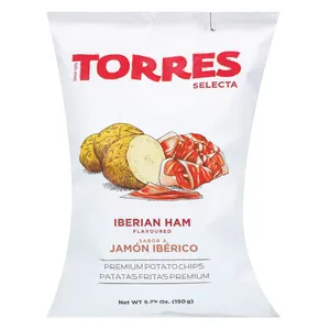 Bulvių traškučiai Iberico kumpio skonio TORRES, 150 g