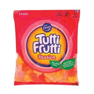 FAZER TUTTI FRUTTI Guminukai PASSION 180g