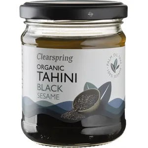 Ekologiška juodųjų sezamų pasta TAHINI CLEARSPRING, 170 g