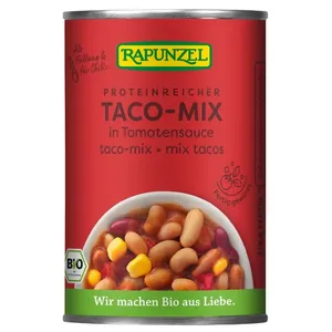 Konservuotos pupelės pomidorų padaže TACO MIX, 400 g