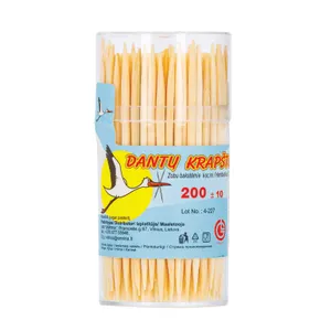 Dantų krapštukai 200 vnt. (kieta dėž.)
