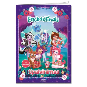 Knyga ENCHANTIMALS. SPALVINIMAS SU LIPDUKAIS