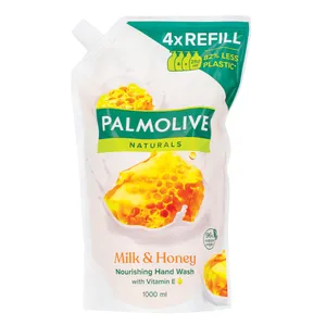 PALMOLIVE skystas muilas Naturals Milk & Honey Refill 1000ml