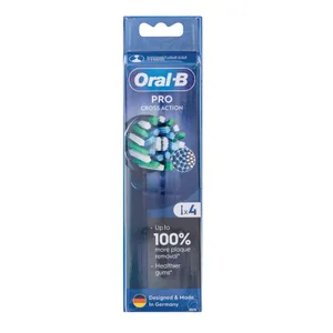 Elektrinio dantų šepetėlio galvutės ORAL-B Cross Action Black Pro, 4 vnt.