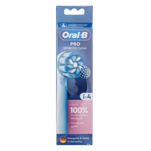 Elektrinio dantų šepetėlio galvutės ORAL-B Sensitive Clean Pro, 4 vnt.