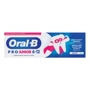 Dantų pasta ORAL-B Pro Junior, nuo 6 iki 12 metų, 75 ml