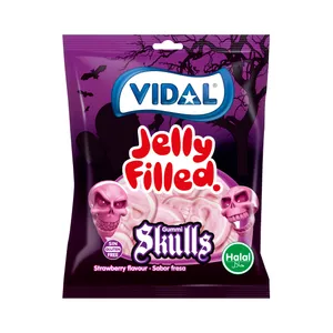 VIDAL Jelly filled skulls 90 g 