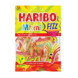 Rūgštūs guminukai Haribo Miami Fizz, vaisių skonio, 85g