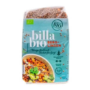 Ekologiški kalnų lęšiai BILLA BIO, 500 g
