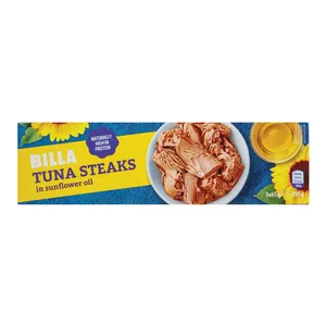 Tunas saulėgrąžų aliejuje BILLA 3X65G