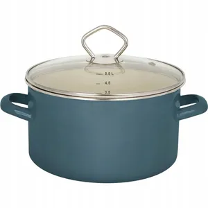 Puodas 24 CM., tamsiai mėlynas