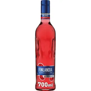 Aromatizuota degtinė FINLANDIA REDBERRY 37,5%, 700 ml