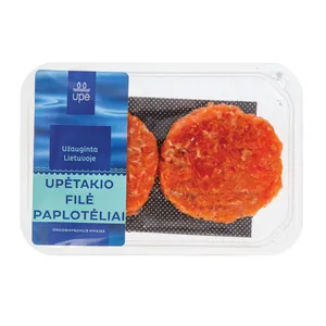 Upėtakio file paplotėliai (2x100 g.) (Oncorhynchus mykiss)