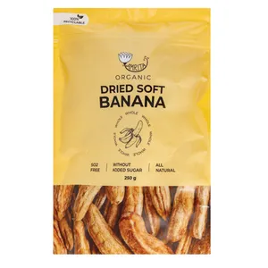 Ekologiški džiovinti minkšti bananai AMRITA, 250 g