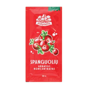 Žolynėlis Spanguolių arbatos koncentratas paketėliuose 30g 1 vnt