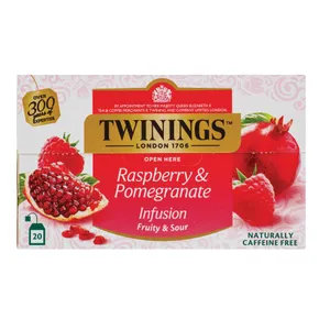 TWININGS vaisinė arbata su avietėmis,granatais, 20x2g