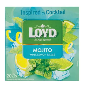 Vaisinė arbata LOYD, mojito skonio, 20 x 1.7g  