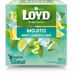 Vaisinė arbata LOYD, mojito skonio, 20 x 1.7g 
