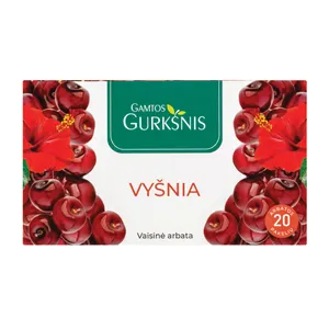 Gamtos gurkšnis VYŠNIŲ arbata, 2 g x 20 vnt.