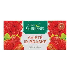 Gamtos gurkšnis AVIEČIŲ IR BRAŠKIŲ arbata, 2 g x 20 vnt.