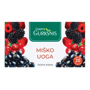 Gamtos gurkšnis MIŠKO UOGŲ arbata, 2 g x 20 vnt.