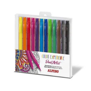 Dvipusiai flomasteriai ALPINO Color Experience, 12 vnt