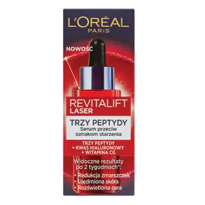 L'oreal Revitalift Laser korekcinis senėjimą stabdantis serumas su tripeptidais, 30 ml