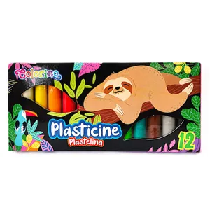 Plastilinas COLORINO WILDKID, 12 spalvų