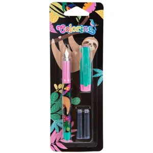 Plunksnakotis + 2 rašalo kapsulės COLORINO WILDKID