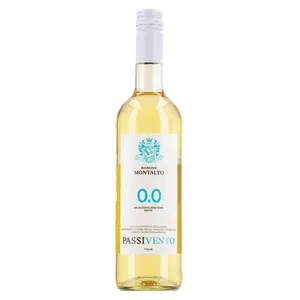 Nealkoholinis pusiau saldus baltasis vynas Barone Montalto 0.0 (Barone Montalto 0.0 white semi sweet 0% 0,75L)