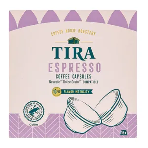 Kavos kapsulės DG TIRA ESPRESSO, 16 vnt
