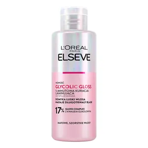 Elseve Glycolic Gloss nenuplaunamas serumas žvilgantiems plaukams, 150 ml