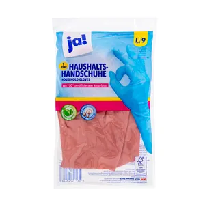 Buitinės lateksinės pirštinės JA!, L dydis