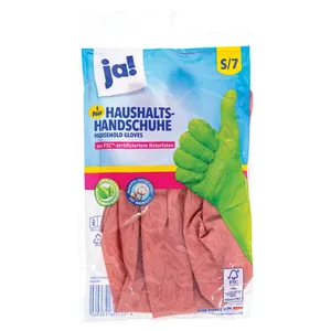 Buitinės lateksinės pirštinės JA!, S dydis