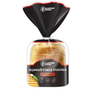 Sumuštinių duona skrudinimui, raik., fas., 0,24 kg