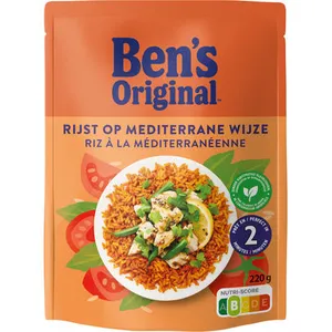 Plikyti ryžiai  BEN'S ORIGINAL su pomidorais ir žolelėmis, 220g   
