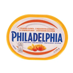 Tepamasis sūris su lašiša PHILADELPHIA, 175 g