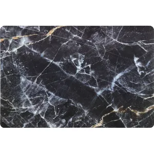 Padėkliukas 4LIVING Marble, 30x45cm, juodos spalvos