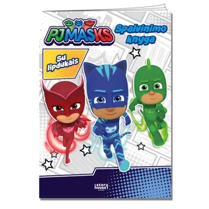 Knyga PJ MASKS. SPALVINIMAS SU LIPDUKAIS