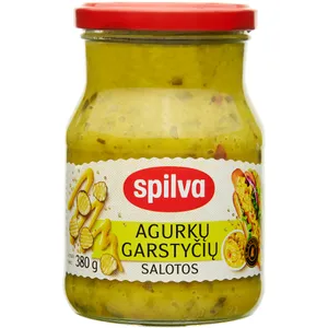 Agurkų-garstyčių salotos SPILVA, 390 g