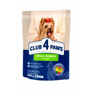 Pašaras šunim vištiena sausais CLUB 4 PAWS, 900 g