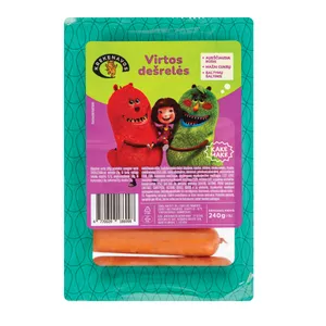 Virtos KAKĖ MAKĖ dešrelės dujose 240g                                                                                                                                                                   