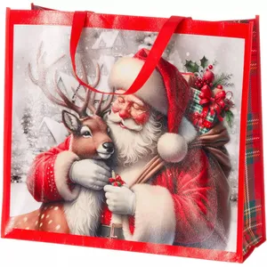 Maišelis Santa and Deer WINTERIA