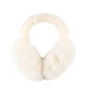 Šiltos žieminės ausinės ACCES Adjustable Headpart, baltos spalvos