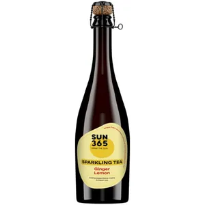 Gazuotas gaivusis gėrimas LEMON & GINGER SUN365, 750 ml