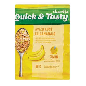Avižinė košė su bananais SKANĖJA, 40 g