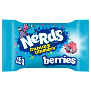 Saldainiai NERDS GUMMY CLUSTERS (VERY BERRY), 45 g