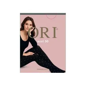 Moteriškos pėdkelnės ORI AZALI 50 DEN,  2 dydis NERO