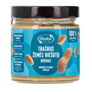 Traškus žemės riešutų kremas RŪTA, 320 g